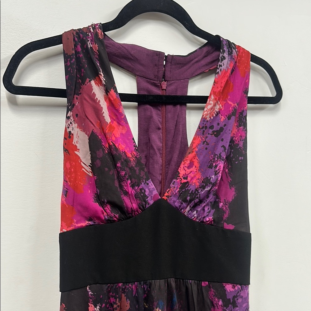 Trina Turk Elegant Multicolor halter pink Dress 4 - Picture 2 of 7